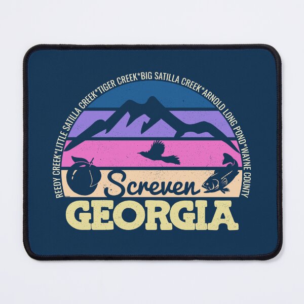 Item preview, Screven Georgia Sunset Retro Vintage Local Pride Logo designed and sold by CRHPOD20.