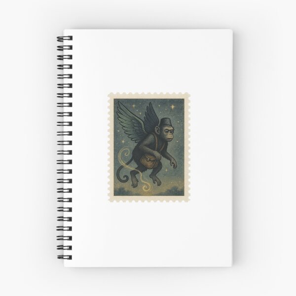 Item preview, Flying Monkey Stamp designed and sold by Drama&Doodles.