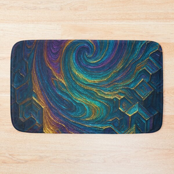 Item preview, Bismuth Vortex: Iridescent Geometry in Motion designed and sold by AbstractAnom.