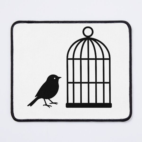 Item preview, A bird near the cage, no background designed and sold by MagicMaker1984.