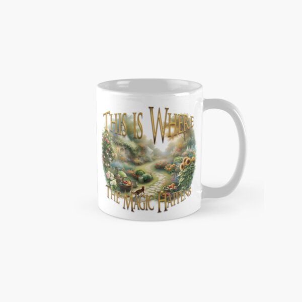 Item preview, This Is Where the Magic Happens – Whimsical Garden Art Design designed and sold by Enjoynit.