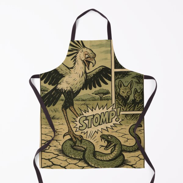 Item preview, Secretary Bird vs Snake Comic designed and sold by WildlifeInc.