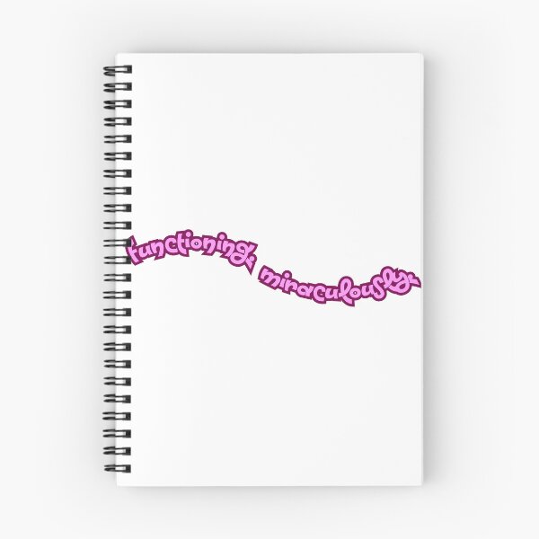 Item preview, Functioning. Miraculously. – Funny Mental Health Quote Design designed and sold by TheCreativeVLT.