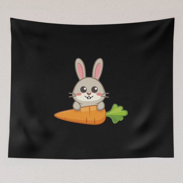 Item preview, Bunbun cute little bunny with big carrot designed and sold by Eva-Designs-.