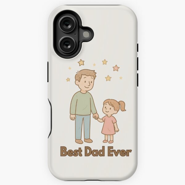 Item preview, Cute Father and Daughter Under Stars – Best Dad Ever Father's Day designed and sold by stylishdzign.