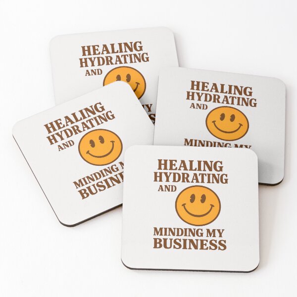 Item preview, Healing Hydrating Minding My Business Quote Design designed and sold by tinytwist.
