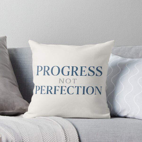 Item preview, Progress Not Perfection – Modern Motivational Quote for Mindset & Growth designed and sold by Cheslyn Moses.