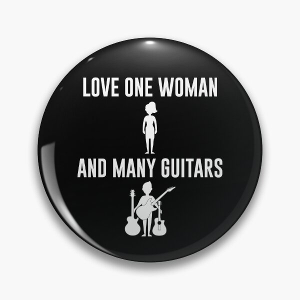 Item preview, Love One Woman and Many Guitars designed and sold by MasartDesigns.