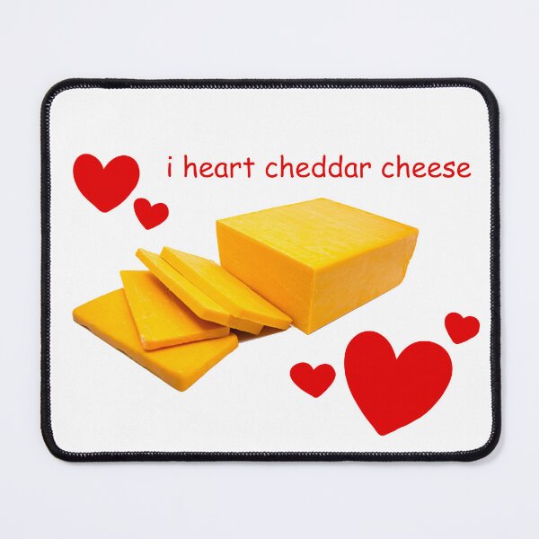 Item preview, I Heart Cheddar Cheese <3 designed and sold by CatTh3Catt.