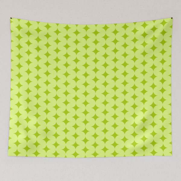 Item preview, Retro Green Lime Sparkle Pattern designed and sold by kornerupine.