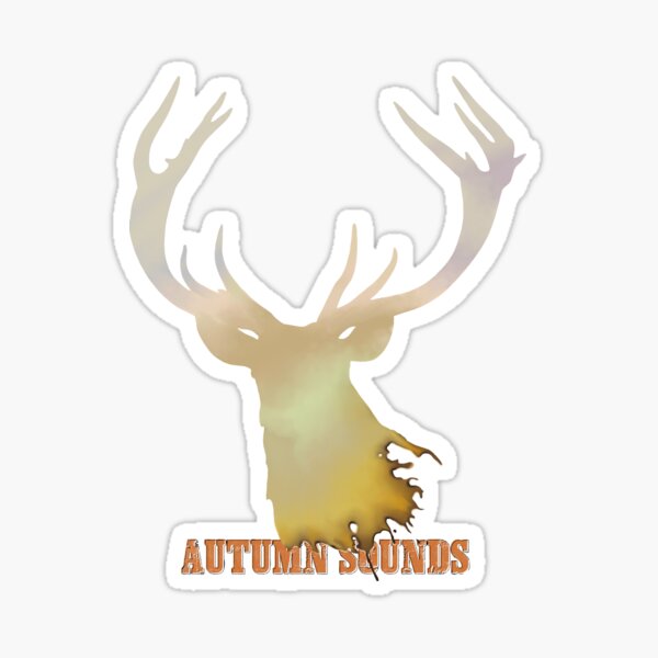 Animaux de la foret et sons automnaux Sticker
