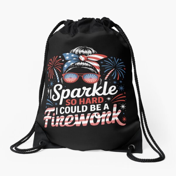 Item preview, Fireworks 4th Of July Funny Sparkle For Women American Flag designed and sold by clothesy7.