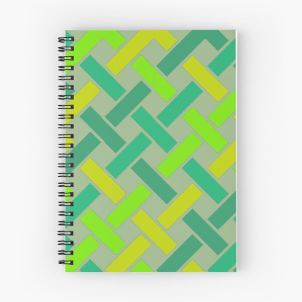 Item preview, Green-Toned Diagonal Knot Design with Interlocking Lines designed and sold by Tarjiart.