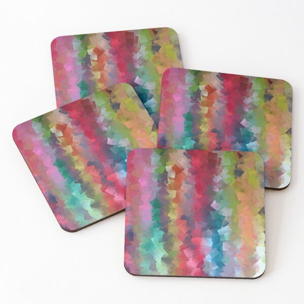 Item preview, Granite of large multi-colored pixels in avalanche designed and sold by BWF3sides.