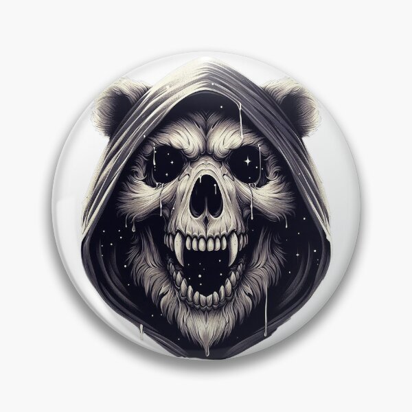 Item preview, Melting Bear Skull of the 8th Dimension designed and sold by nikkolaus.