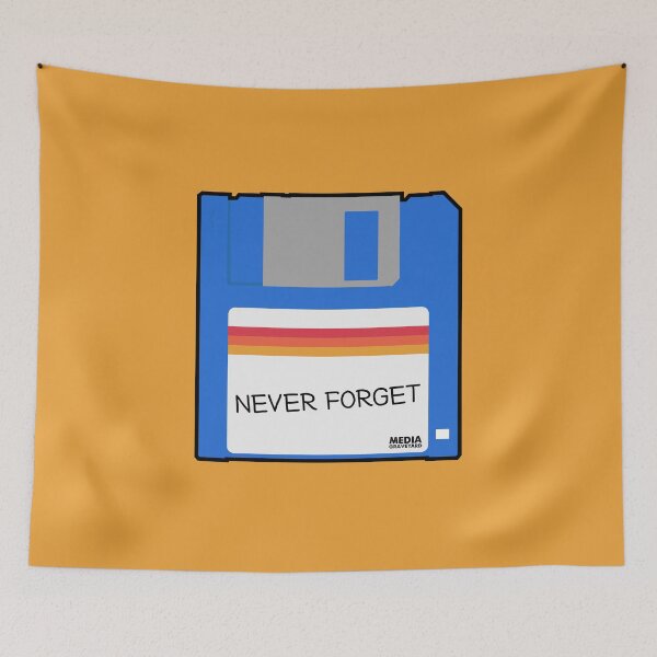 Item preview, Never Forget: 3.5" Floppy Disk designed and sold by doctorheadly.