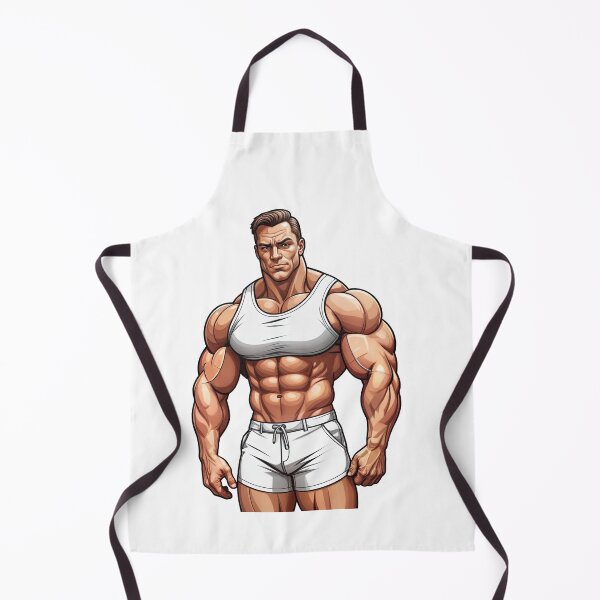 Item preview, Ultra Muscular Bodybuilder Sticker – Bold Fitness Art #116 designed and sold by ForeverPrintsOK.