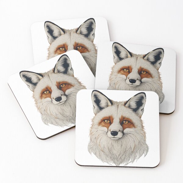 Item preview, Fox face Portrait, animal face illustration art designed and sold by MagicMaker1984.
