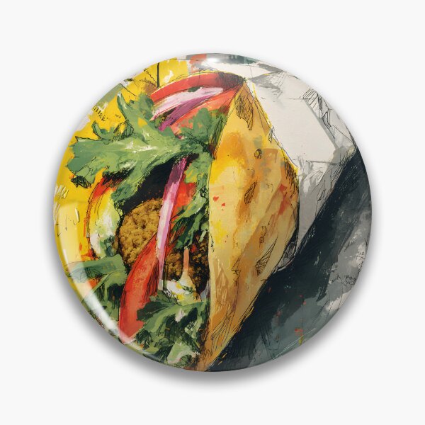 Item preview, Falafel Wrap with Greens, Tomato, and Lime - A Bold and Lively Tribute to Plant-Based Street Food designed and sold by OlfactoART Studio.