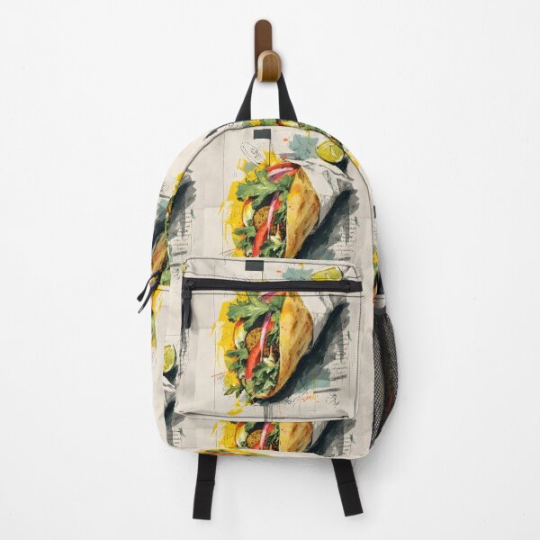 Item preview, Falafel Wrap with Greens, Tomato, and Lime - A Bold and Lively Tribute to Plant-Based Street Food designed and sold by OlfactoART Studio.