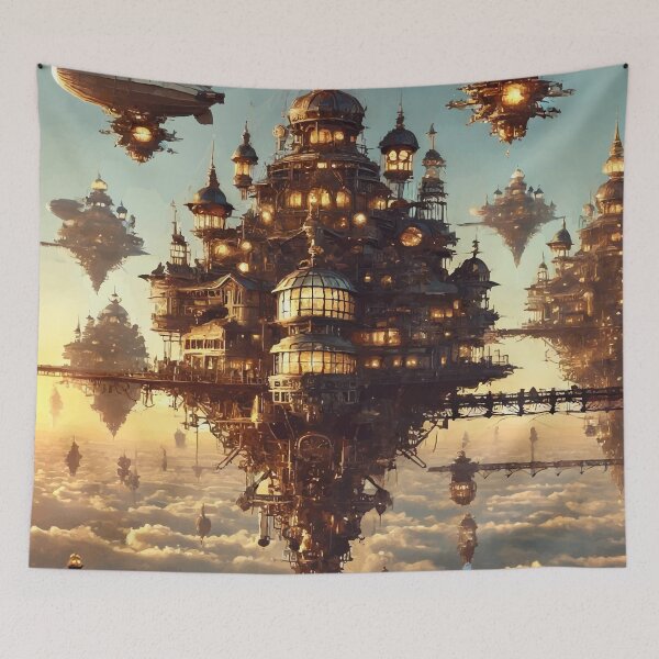 Item preview, Empire of Steam: Skyborne Cityscapes designed and sold by AbstractAnom.