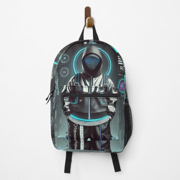 Item preview, Futuristic Anonymous Techwear Figure designed and sold by MarinaBlackArt.
