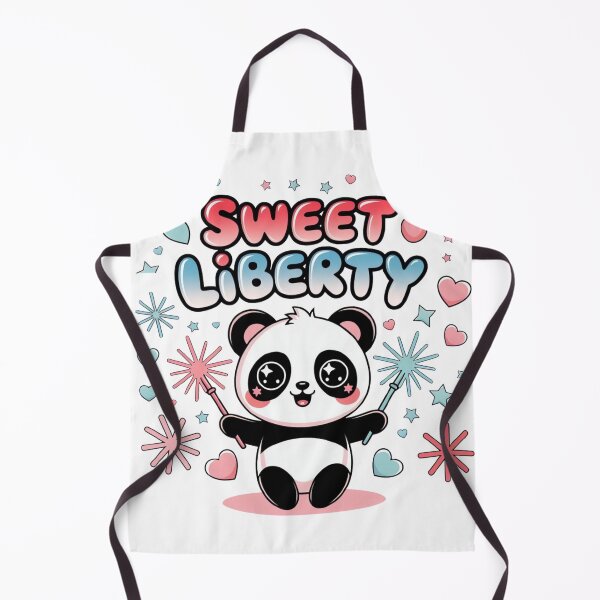 Item preview, Kawaii Panda 4th of July – Cute Pastel Independence Day Art designed and sold by ARTReMi.