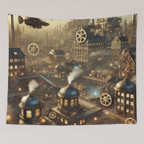 Item preview, Clockwork Metropolis: Gears of the Sky designed and sold by AbstractAnom.