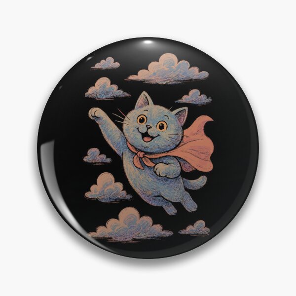 Item preview, Super Cat British Shorthair Blue Cape Gift designed and sold by Pineapple-Tree.
