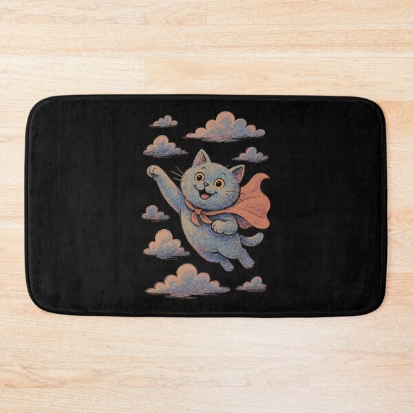 Item preview, Super Cat British Shorthair Blue Cape Gift designed and sold by Pineapple-Tree.