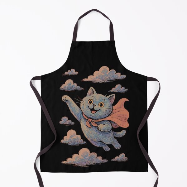 Item preview, Super Cat British Shorthair Blue Cape Gift designed and sold by Pineapple-Tree.