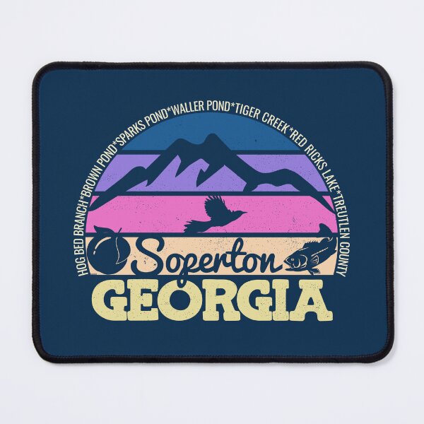 Item preview, Soperton Georgia Sunset Retro Vintage Local Pride Logo designed and sold by CRHPOD20.