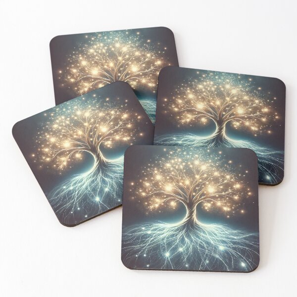 Item preview, The Luminous Root: Tree of Connection designed and sold by AbstractAnom.