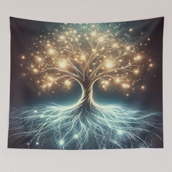 Item preview, The Luminous Root: Tree of Connection designed and sold by AbstractAnom.