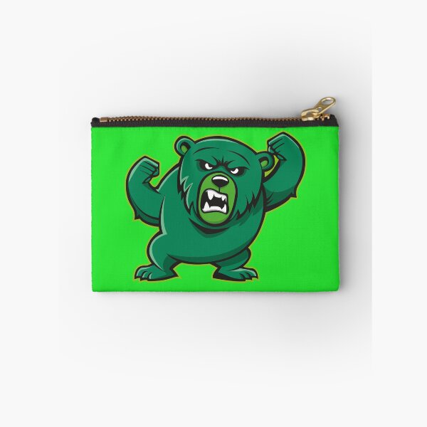 Item preview, angry green bear designed and sold by MerlinWear.