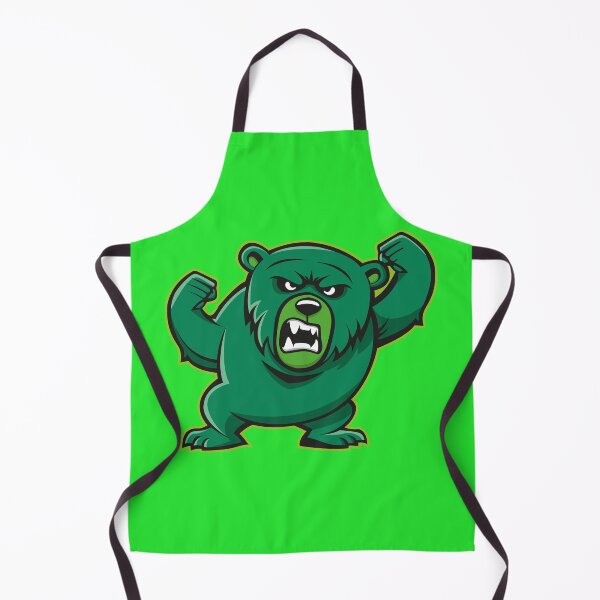 Item preview, angry green bear designed and sold by MerlinWear.