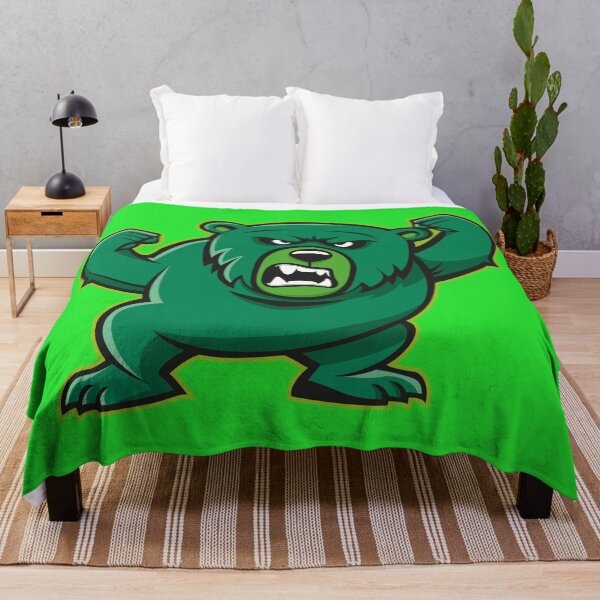Item preview, angry green bear designed and sold by MerlinWear.