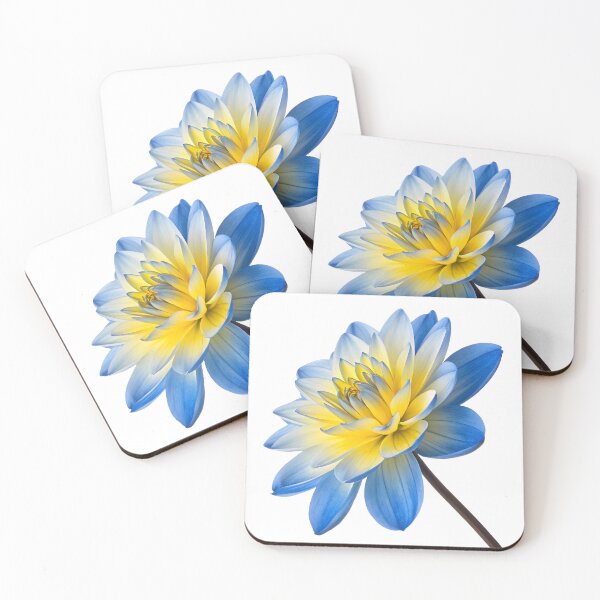 Item preview, blue and yellow flower designed and sold by DuskTillDown.