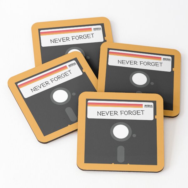 Item preview, Never Forget: 5.25" Floppy Disk designed and sold by doctorheadly.