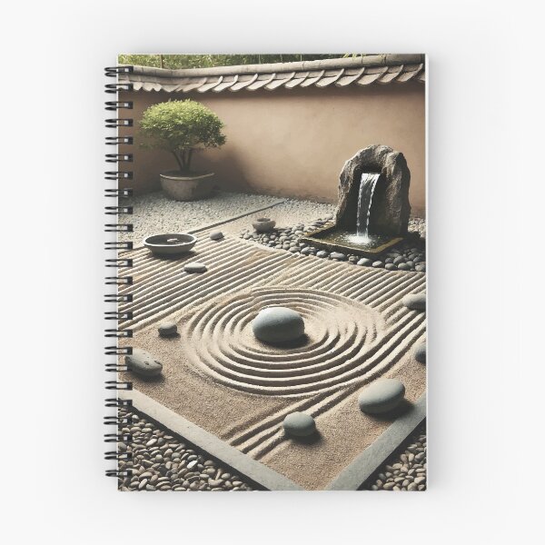 Item preview, Quietud en movimiento: Serenidad en el jardín zen designed and sold by AbstractAnom.