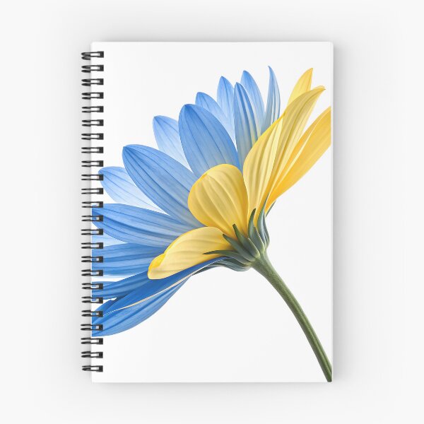 Item preview, blue and yellow flower designed and sold by DuskTillDown.