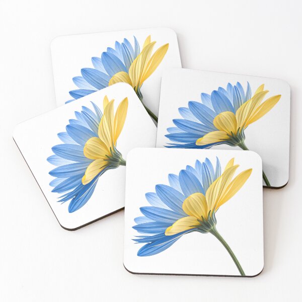 Item preview, blue and yellow flower designed and sold by DuskTillDown.