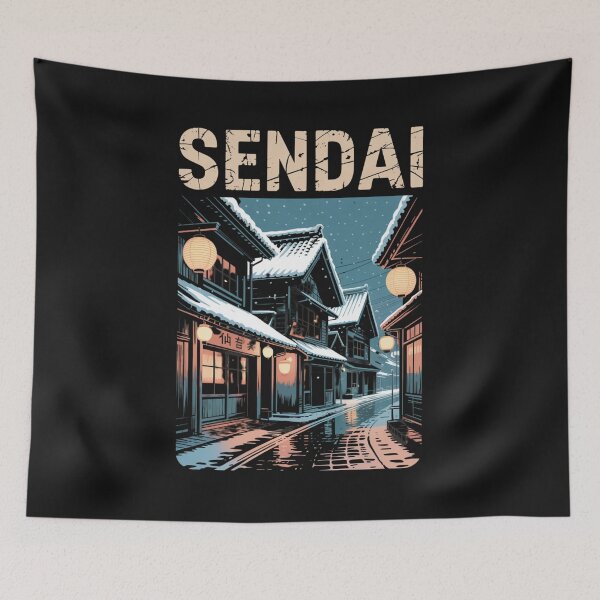 Item preview, SENDAI – Winter Path designed and sold by SignumShop.