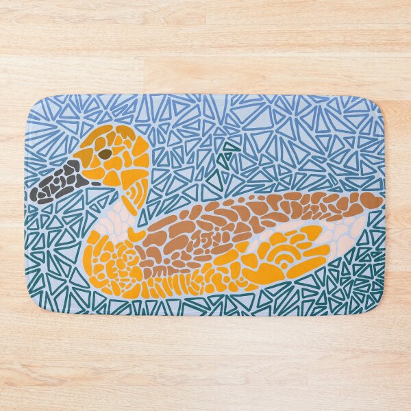 Item preview, Orange Duck on Blue water designed and sold by DVD0150.