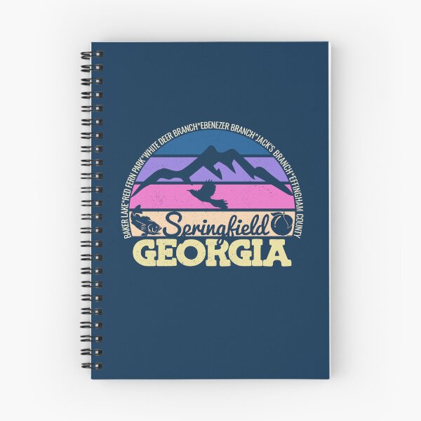 Item preview, Springfield Georgia Sunset Retro Vintage Local Pride Logo designed and sold by CRHPOD20.