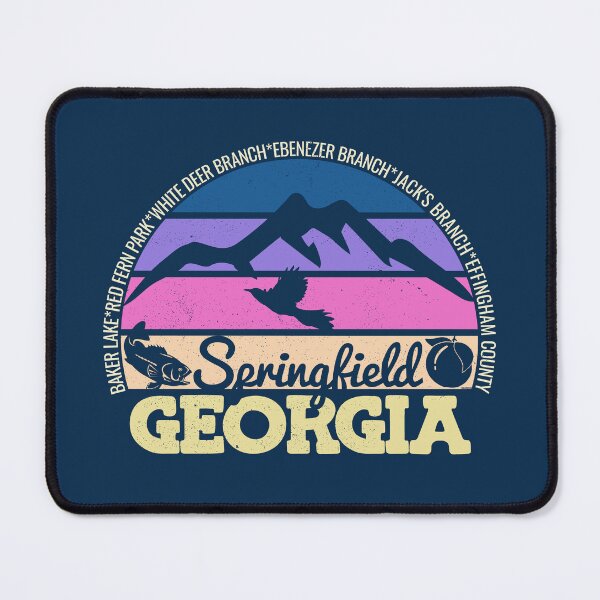 Item preview, Springfield Georgia Sunset Retro Vintage Local Pride Logo designed and sold by CRHPOD20.