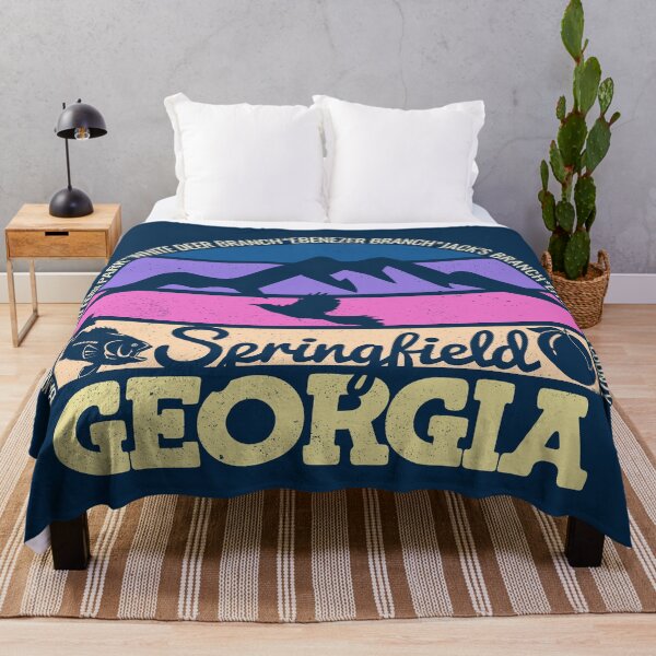 Item preview, Springfield Georgia Sunset Retro Vintage Local Pride Logo designed and sold by CRHPOD20.