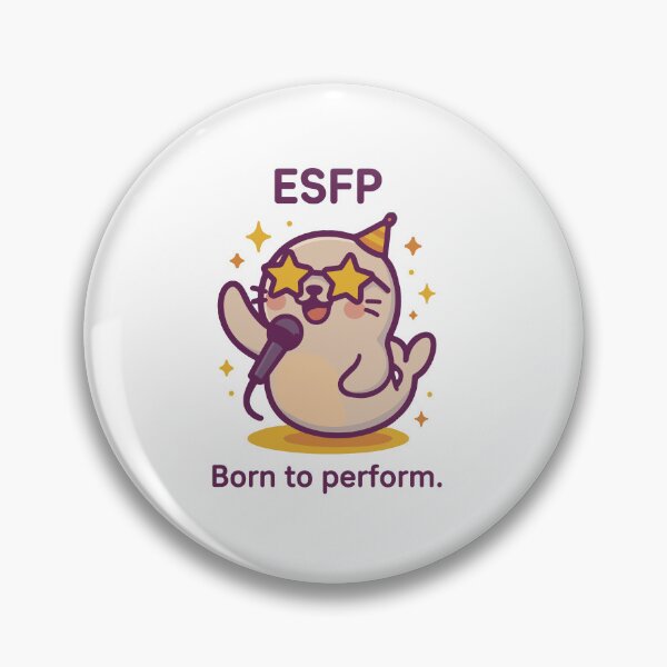 Item preview, ESFP Kawaii | Performer Seal with Star Glasses - Born to Shine designed and sold by SealSquad.