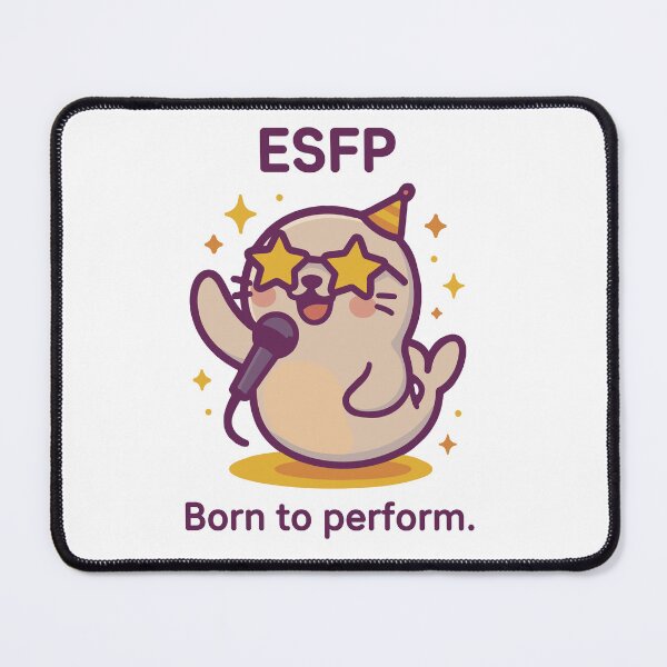 Item preview, ESFP Kawaii | Performer Seal with Star Glasses - Born to Shine designed and sold by SealSquad.