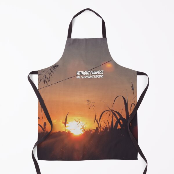 Item preview, Golden Sunset Serenity – Inspirational Quote “Without Purpose, Only Emptiness Remains” for Nature Lovers & Dreamers designed and sold by knalpot-design.